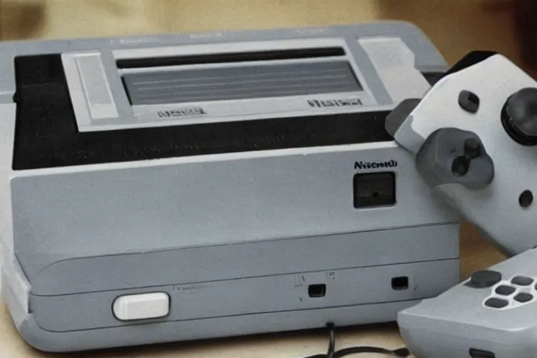 Image similar to The Mega Nintendo Console, 1990