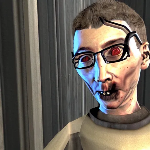 Prompt: half life jumpscare