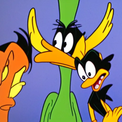 Image similar to daffy duck, disney animation