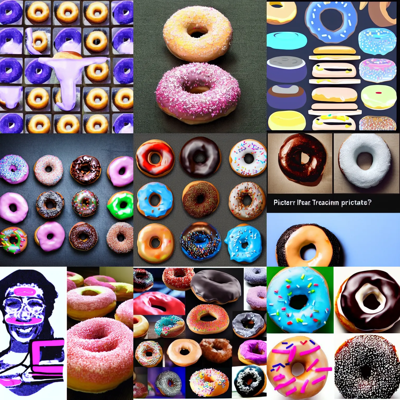 Prompt: <picture creator='artificial intelligence trained on donuts'>Where I sleep at night</picture>