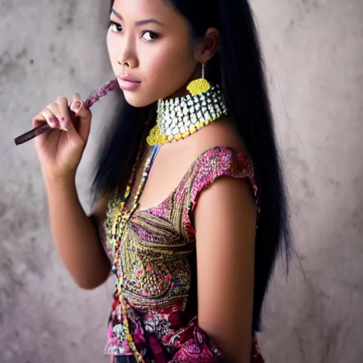 Image similar to beautiful balinese girl