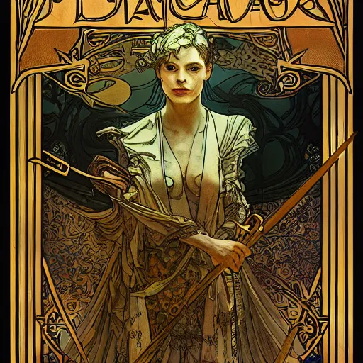 a detailed tarot card of disco elysium video game, | Stable Diffusion