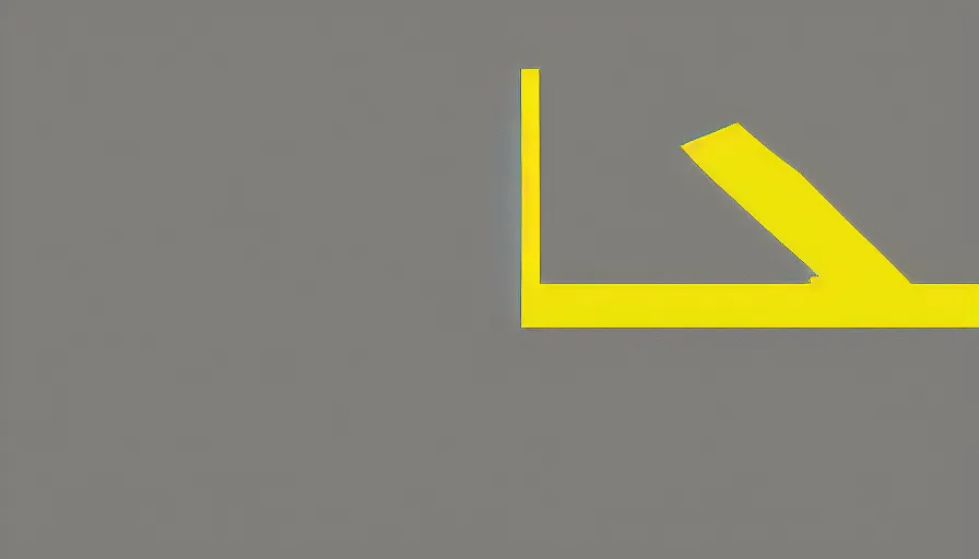 Prompt: minimalist architecture ad in the style of Bauhaus and John Baldessari, grayscale and yellow.