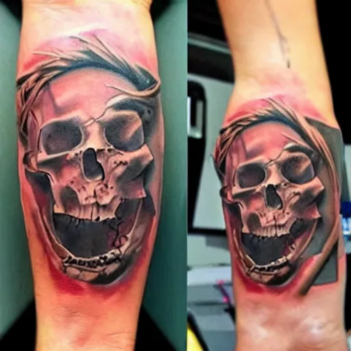 Image similar to very bad tattoo.