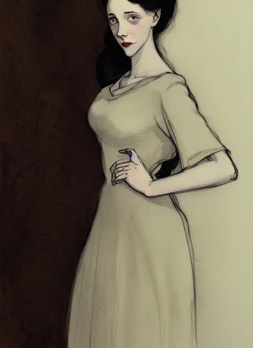 Image similar to a portrait of a pretty young lady by abigail larson