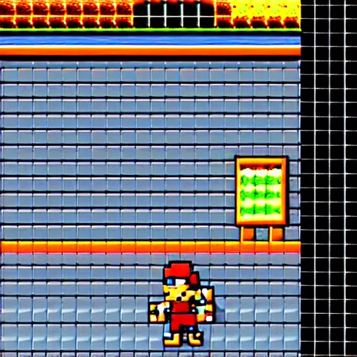 Prompt: vivid clean pixel rpg game style character, scaled up 8 bit, pixel art, nintendo game, screenshot of pixel game, retro game 1 9 8 0 style