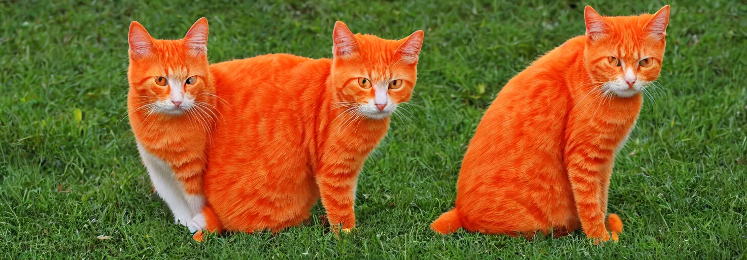 Prompt: orange cat