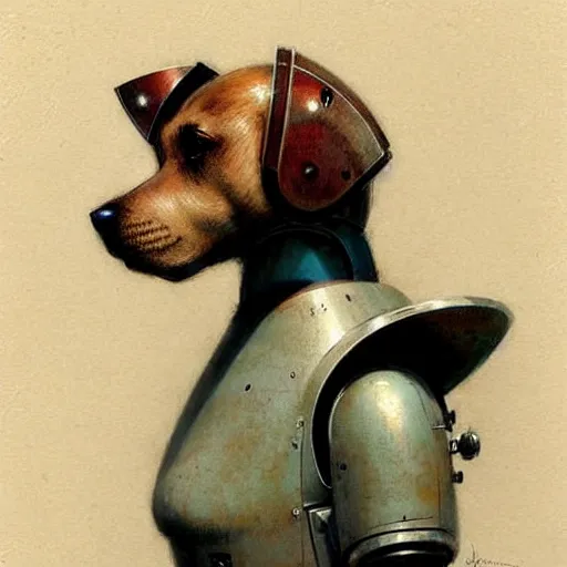 Image similar to ( ( ( ( ( 1 9 5 0 s retro future robot android box dog. muted colors. ) ) ) ) ) by jean - baptiste monge!!!!!!!!!!!!!!!!!!!!!!!!!!!!!!