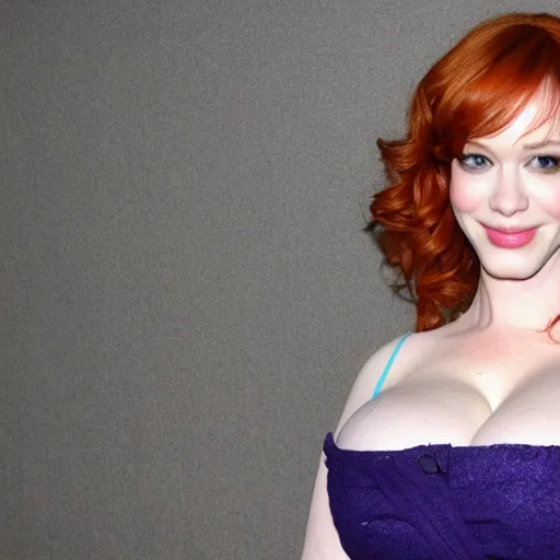 Image similar to average photo of 25 year Christina Hendricks 8k