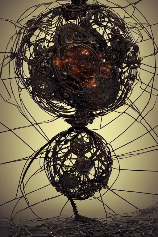 the heat death of the universe, wire sculpture