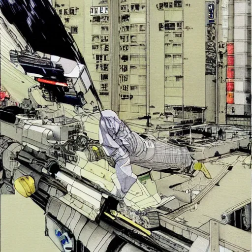 Prompt: art by katsuhiro otomo