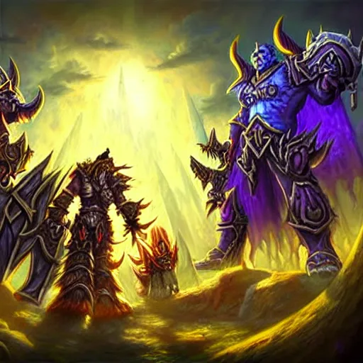 Prompt: world of warcraft art