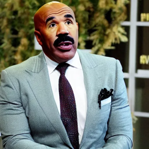 Prompt: Steve harvey in jail