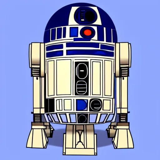 Prompt: r 2 d 2 in the style of mutable instruments clouds