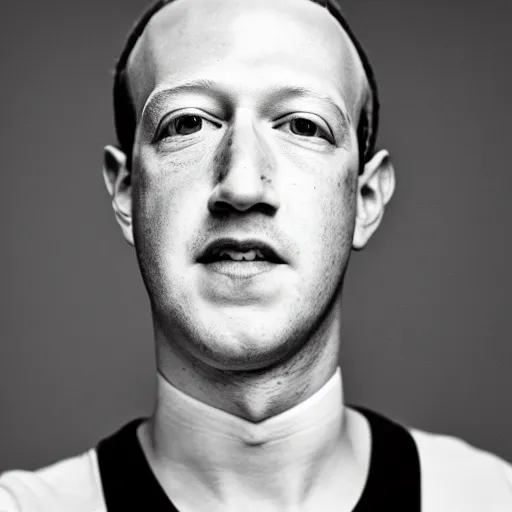 Prompt: Photography of Bald Mark Zuckerberg