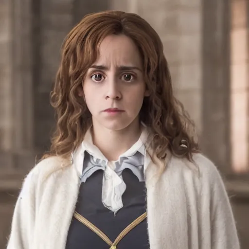 Prompt: photo of hermione granger in her 3 0 s, realistic, perfect eyes, symmetrical, full body shot, wide angle, sharp focus, 8 k high definition, insanely detailed, intricate, elegant