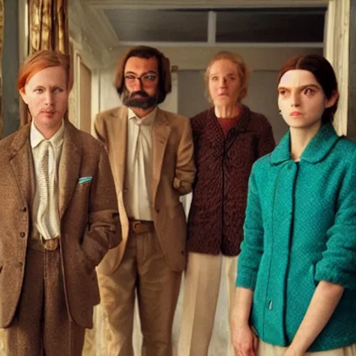 Prompt: cover photo of new film by wes anderson