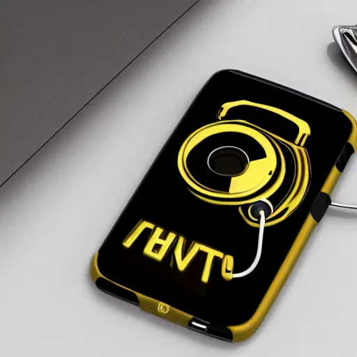 Image similar to anti - theft chain phone case design, detailed render