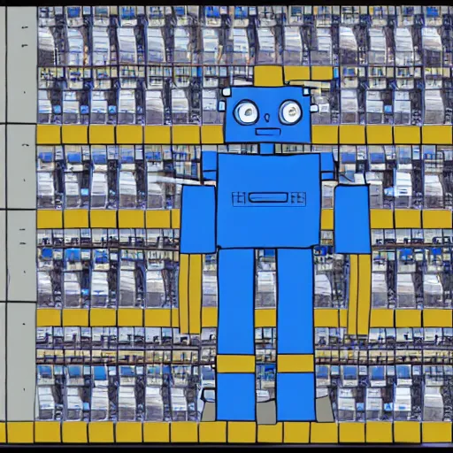 Prompt: bill gates robot made by scott cawthon