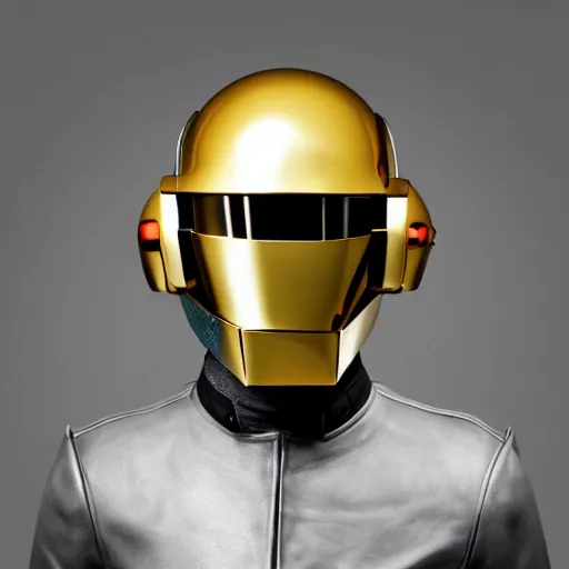 Prompt: daftpunk helmet in 1 5 0 0 s, photorealistic