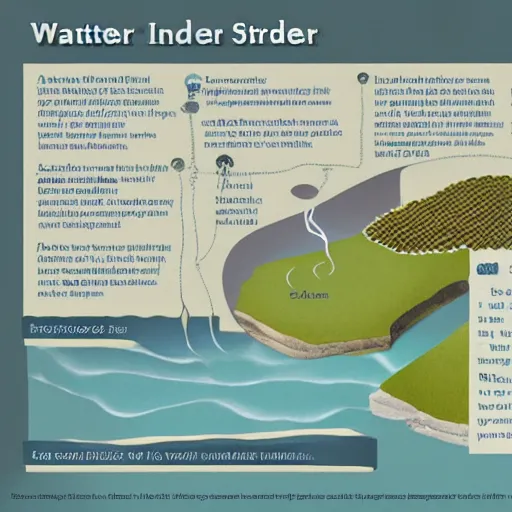 Image similar to infographic showing the inner structure of water