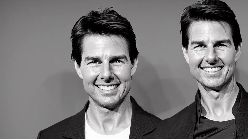 Prompt: A studio photo of Tom Cruise; the most beautiful photo in the world