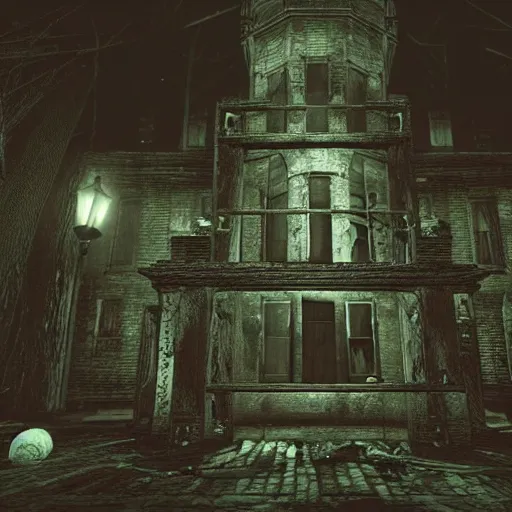 Prompt: a horror game based on lovecraft, gothic horror