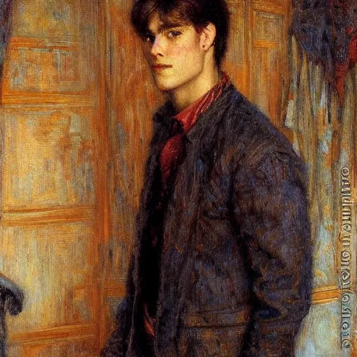 Prompt: Gaston Bussiere portrait of Ashley Barrett (The Boys)