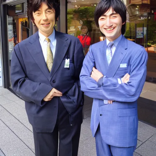 Image similar to photo of the Japanese manzai duo Downtown