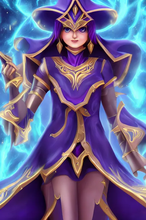 Image similar to beautiful dark magician girl, full body, mystical, ultra detailed, 4k