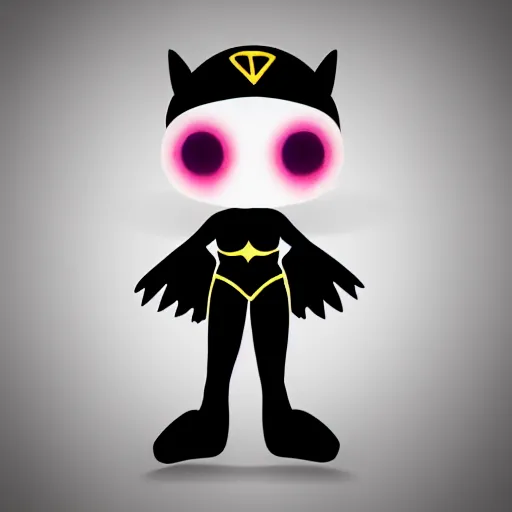 Image similar to cute fumo plush of a superheroine girl, magical girl, gothic maiden anime girl, glowing writing glyphs, velvet, black and white, vray