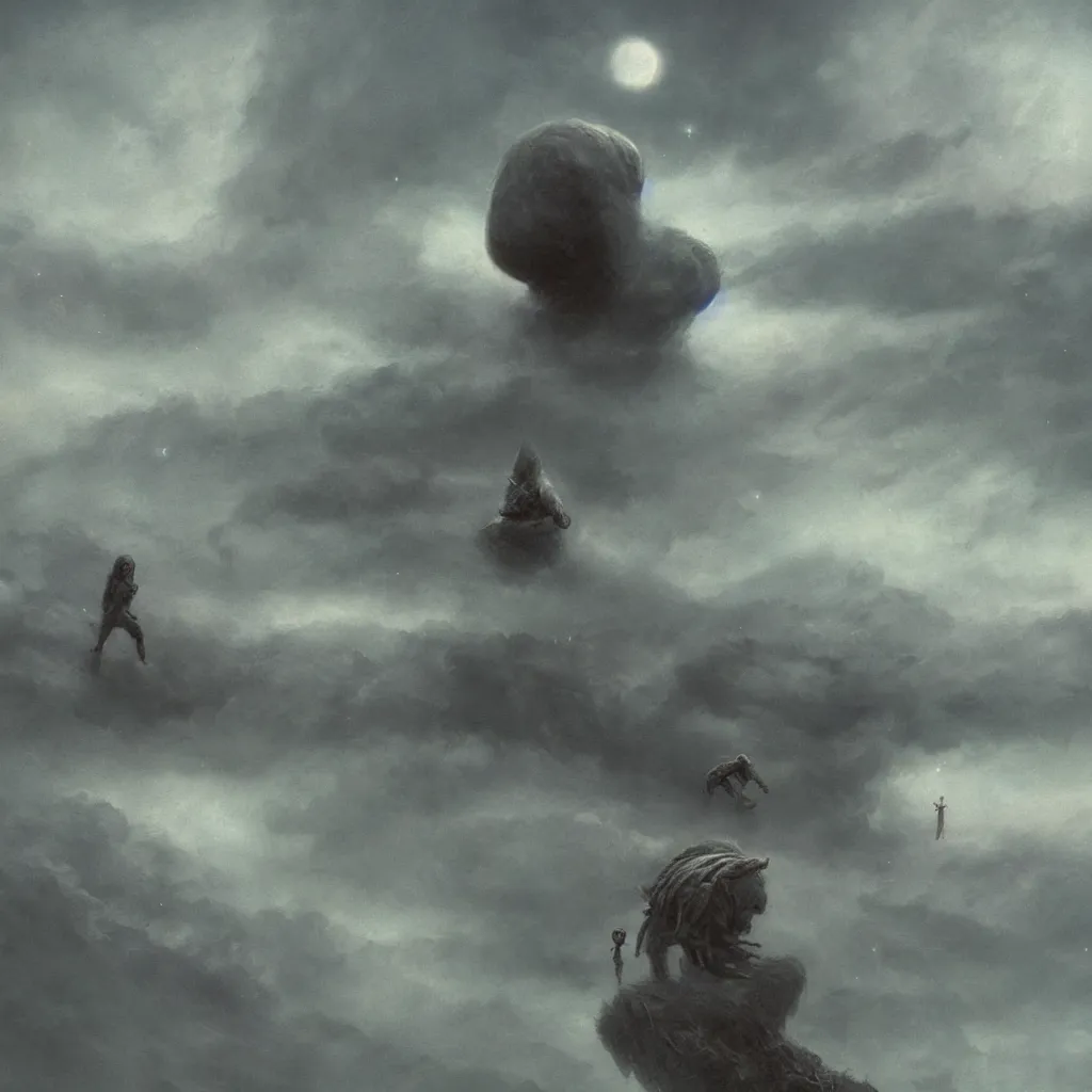 Image similar to an unstoppable force takes over the universe, octane render, very sharp, maurice sendak, beksinski, quint buchholz, charlie bowater, pranckevicius