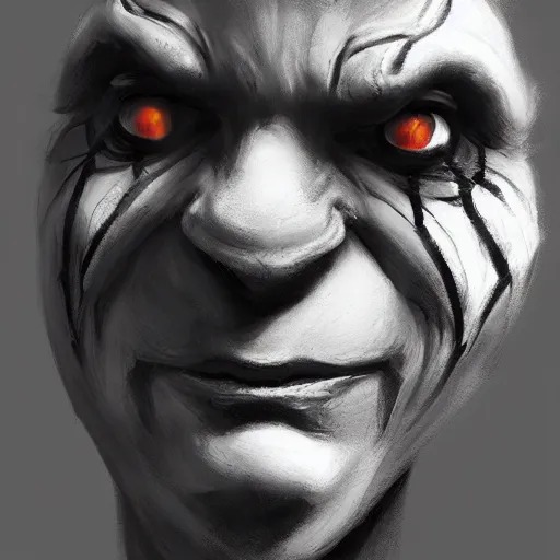 Scary Clown Face. Clown Mutant. Horror Movie Character. Close-up View.  AI-generated Stock Illustration - Illustration of portrait, fantasy:  267599996