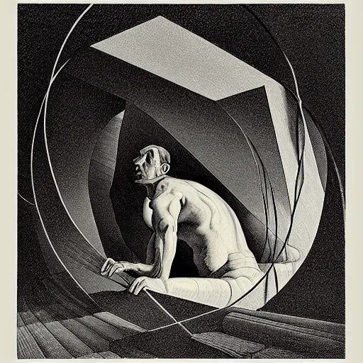 Image similar to lithography on paper secret lair conceptual figurative post - morden monumental dynamic portrait by goya and escher and hogarth, illusion surreal art, highly conceptual figurative art, intricate detailed illustration, controversial poster art, polish poster art, geometrical drawings, no blur