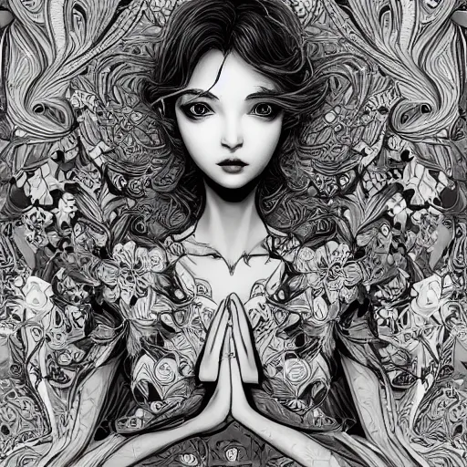 Image similar to the most incredibly beautiful and elegant and cute woman, an ultrafine detailed illustration by james jean, final fantasy, intricate linework, bright colors, behance contest winner, vanitas, angular, altermodern, unreal engine 5 highly rendered, global illumination, radiant light, detailed and intricate environment