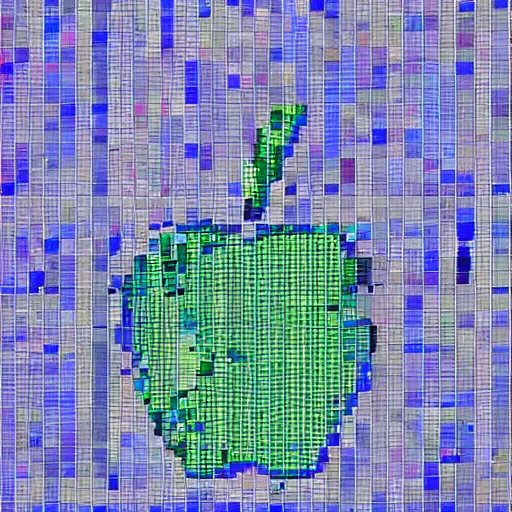 Image similar to apple pixel art