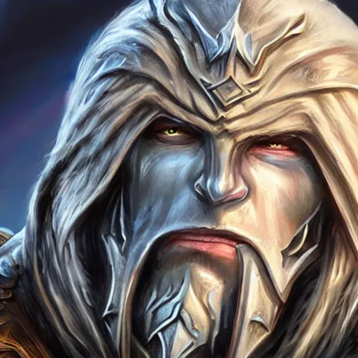 arthas menethil face