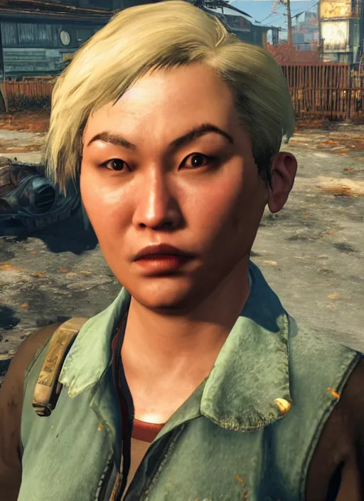 Prompt: Chris Chan in fallout 4
