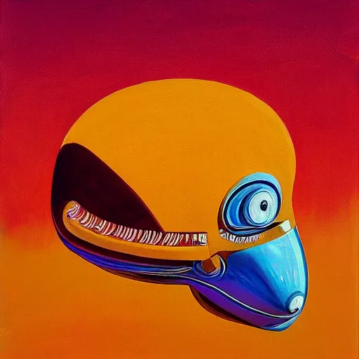 Image similar to alien by wayne thiebaud