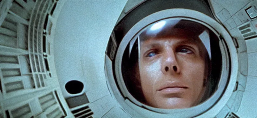 Image similar to film still from 2 0 0 1 : a space odyssey ( 1 9 6 8 ) in the style of cronenberg