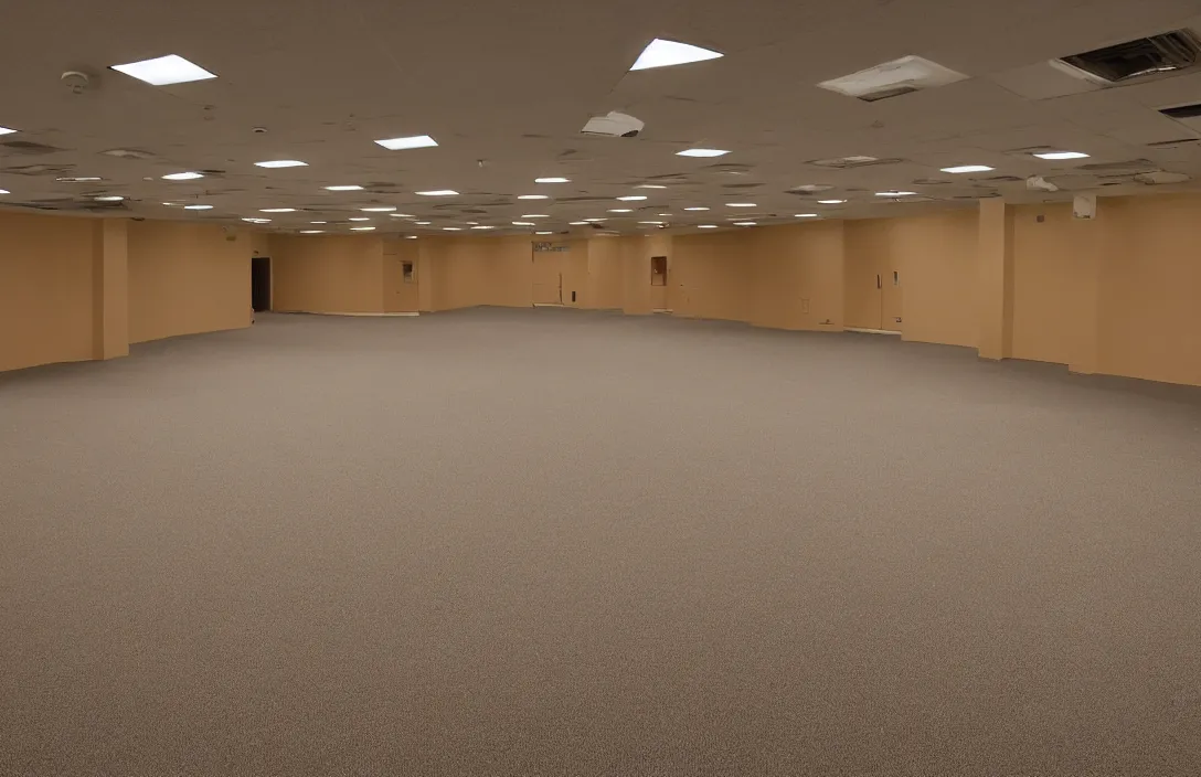 Image similar to empty round brown room