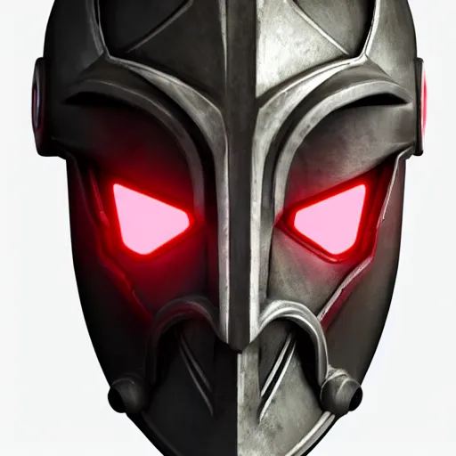 Image similar to cyberpunk viking helmet mask robot ninja illumination ray tracing hdr fanart arstation by sung choi and eric pfeiffer and gabriel garza and casper konefal