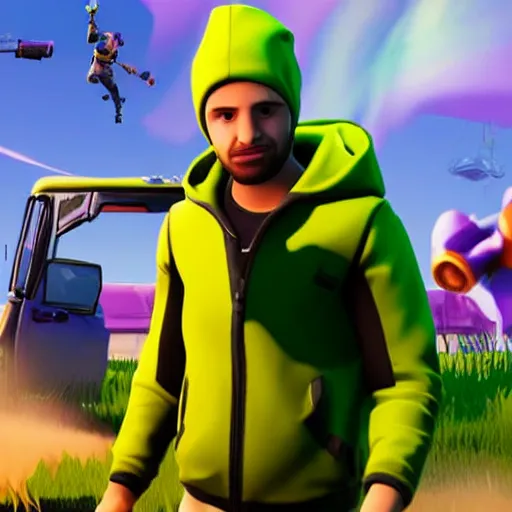 Image similar to jesse pinkman in fortnite