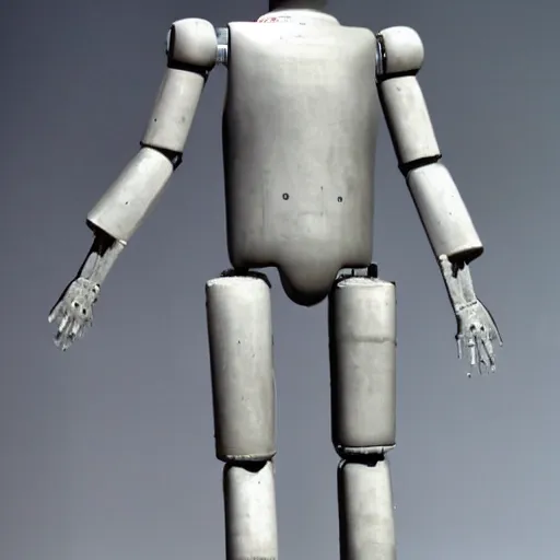 Image similar to humanoid robot 1 9 3 0 concrete art