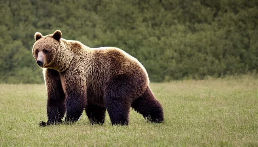 Image similar to a bear made from straw, 4k photography award winning,