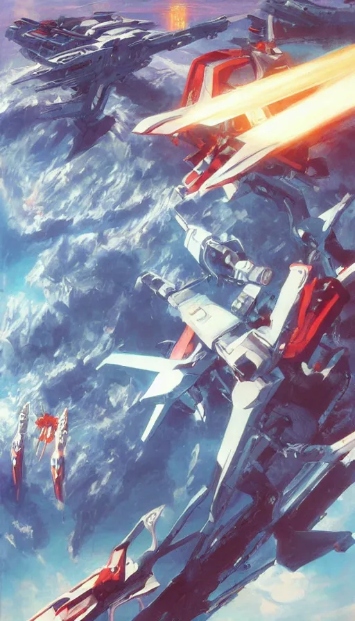 Image similar to xenoblade chronicles concept art by vincent di fate