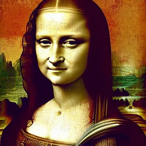 Prompt: monalisa in the style of emma watson