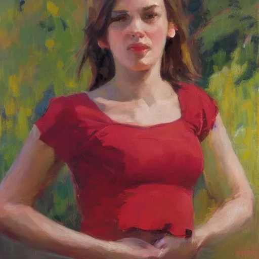 Prompt: photo of young woman by michael malm