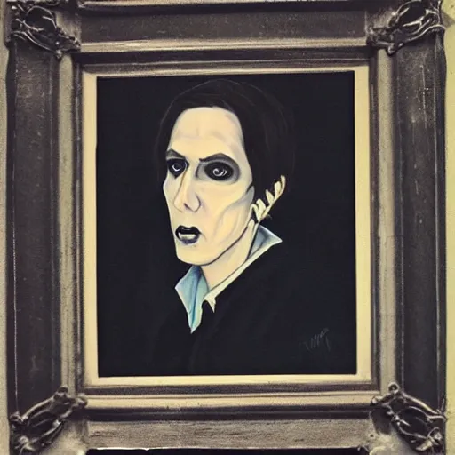 Image similar to a portrait from Tobias Forge