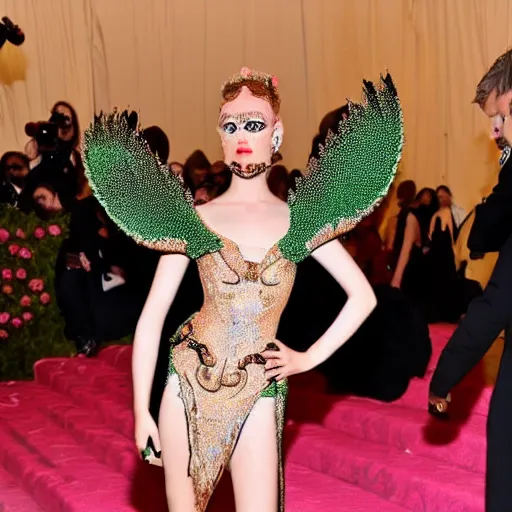 Prompt: the met gala but everyone looks like eldritch abominations